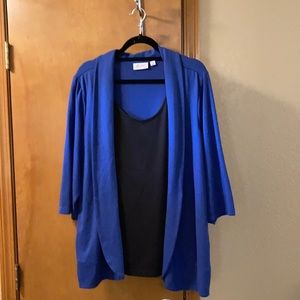 Denim and Co Cardigan Duet